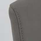 Indoor-Stuhl aus Eschenholz und Kunstleder Made in Italy - Floki Viadurini