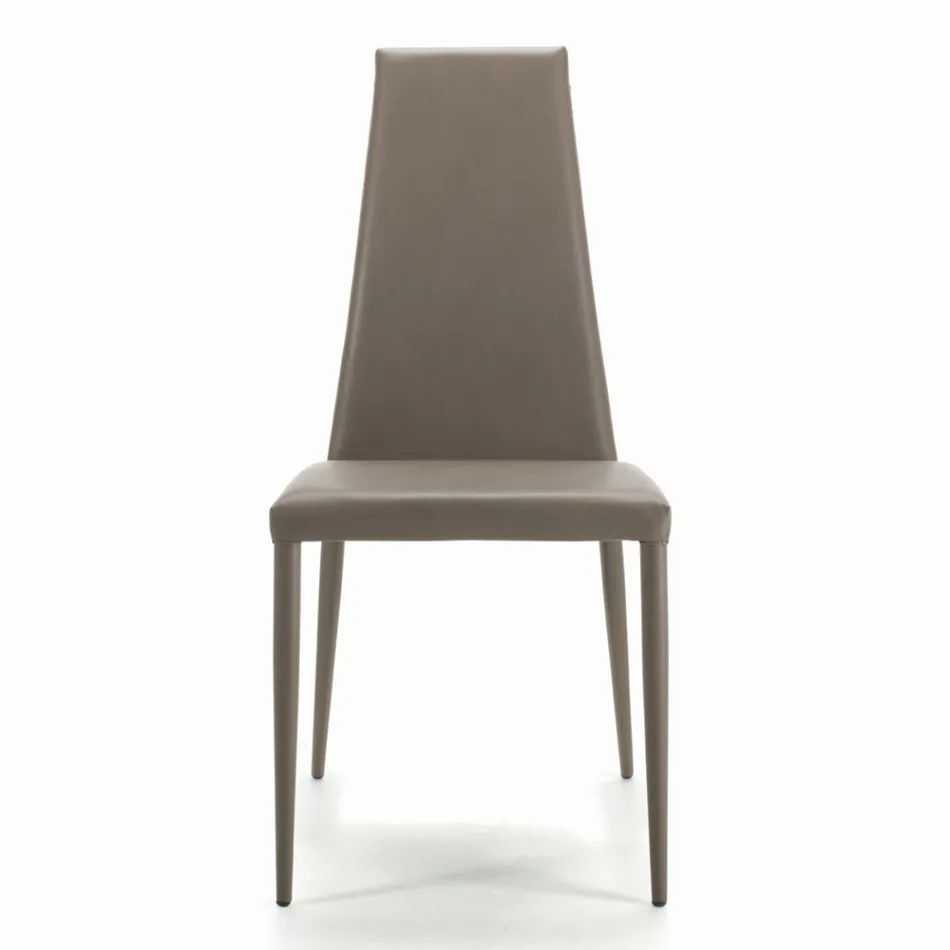 Innenstuhl, vollständig gepolstert und gepolstert, hergestellt in Italien – Triest Viadurini