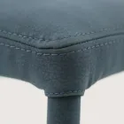 Esszimmerstuhl komplett gepolstert mit Kunstleder Made in Italy - Eloi Viadurini