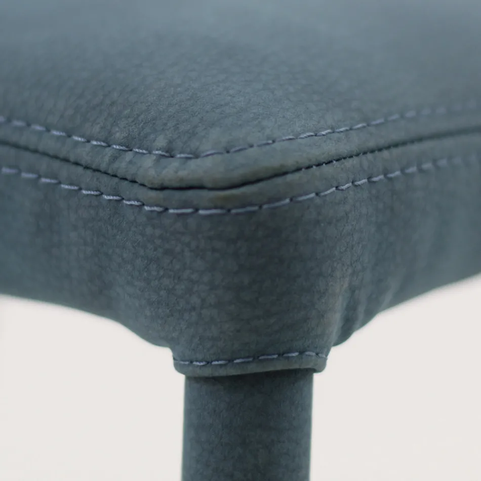 Esszimmerstuhl komplett gepolstert mit Kunstleder Made in Italy - Eloi Viadurini