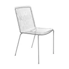 Wohnzimmerstuhl aus Plexiglas und Eisen, hergestellt in Italien, 2 Stück – Pumbaa Viadurini