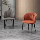 Wohnzimmerstuhl aus Stoff und Esche mit elegantem Design – Reginaldo Viadurini