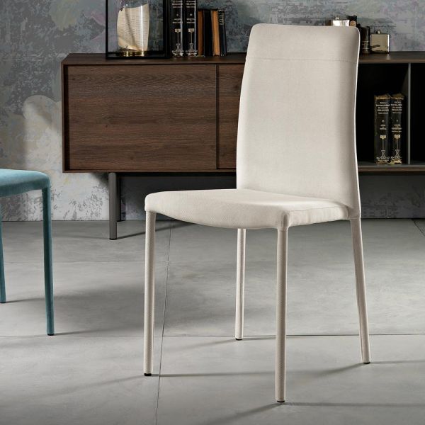 Wohnzimmerstuhl komplett mit stoff „made in italy“ gepolstert – lorelai