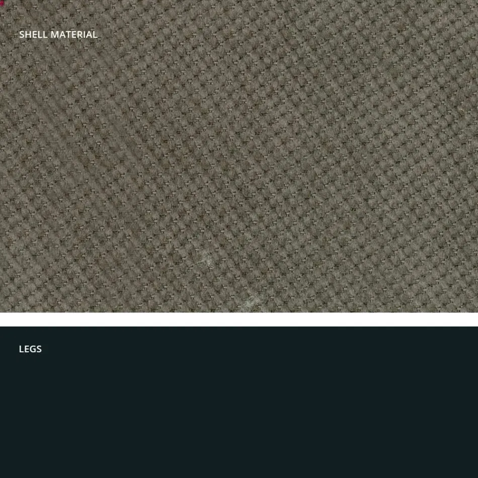 Moderner Wohnzimmerstuhl aus Stoff und Metall, hergestellt in Italien, Ägypten Viadurini