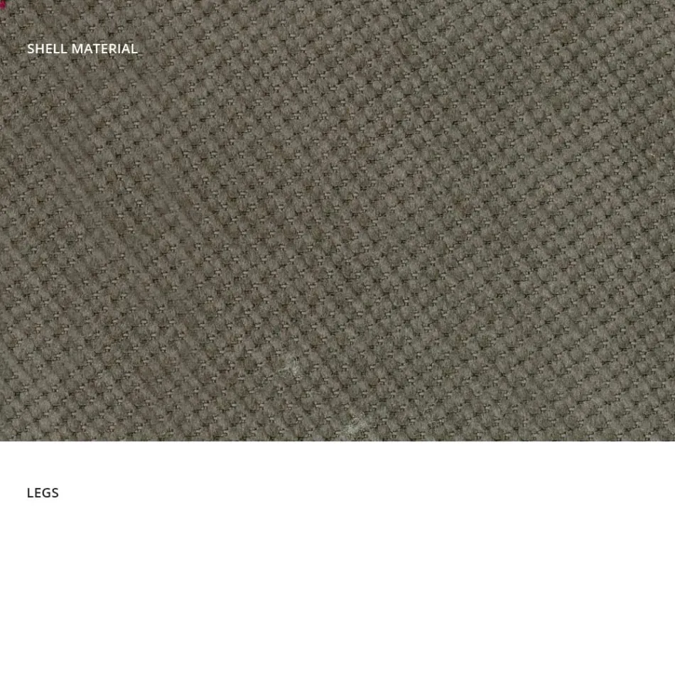 Moderner Wohnzimmerstuhl aus Stoff und Metall, hergestellt in Italien, Ägypten Viadurini