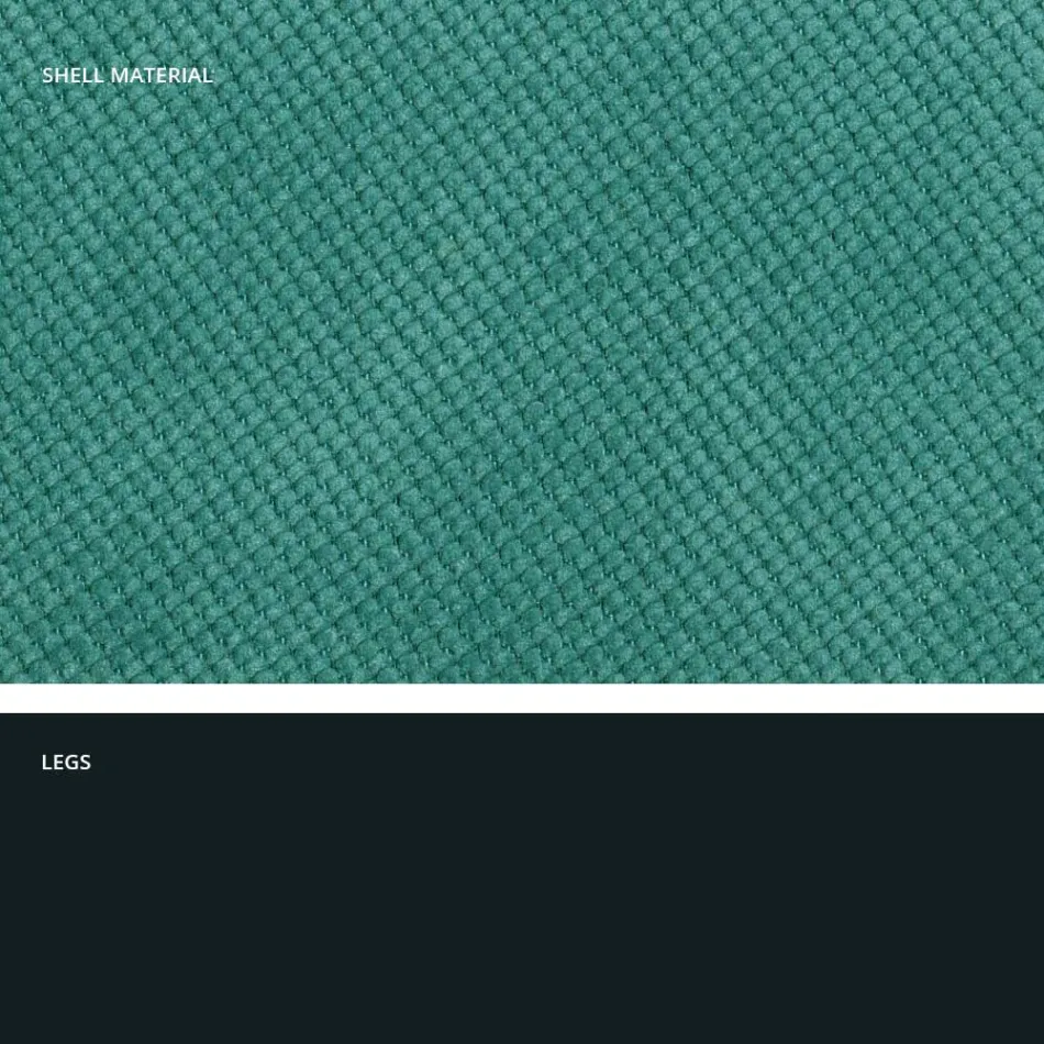 Moderner Wohnzimmerstuhl aus Stoff und Metall, hergestellt in Italien, Ägypten Viadurini