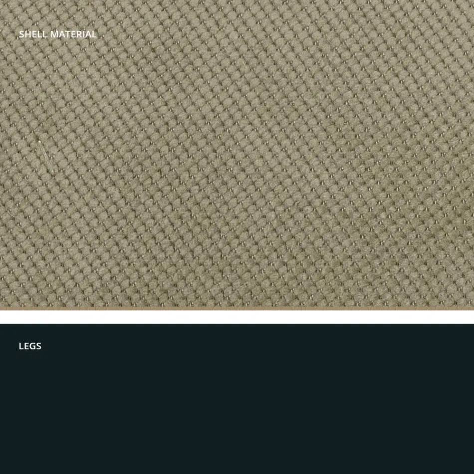 Moderner Wohnzimmerstuhl aus Stoff und Metall, hergestellt in Italien, Ägypten Viadurini