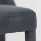 Wohnzimmerstuhl gepolstert mit Teknofibra Made in Italy - Stinco Viadurini