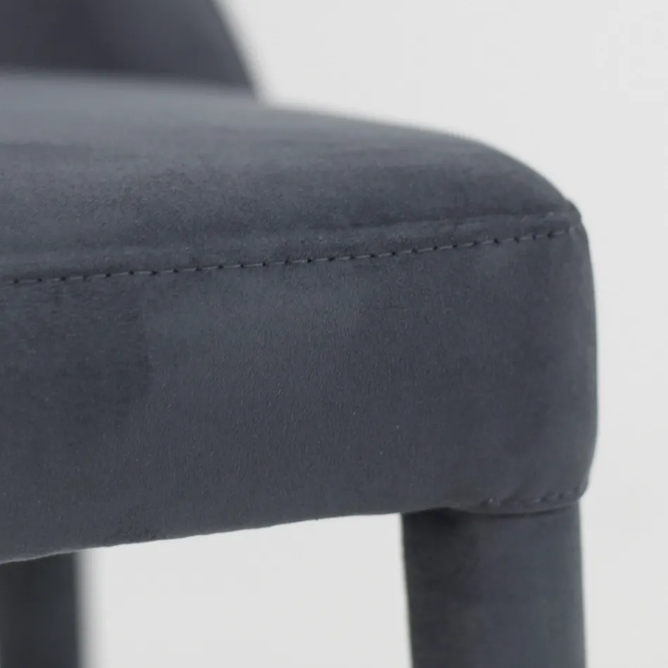 Wohnzimmerstuhl gepolstert mit Teknofibra Made in Italy - Stinco Viadurini