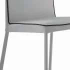 Wohnzimmerstuhl mit gepolsterten und lackierten Beinen, hergestellt in Italien – Catania Viadurini