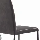 Wohnzimmerstuhl mit gepolsterten und lackierten Beinen, hergestellt in Italien – Catania Viadurini