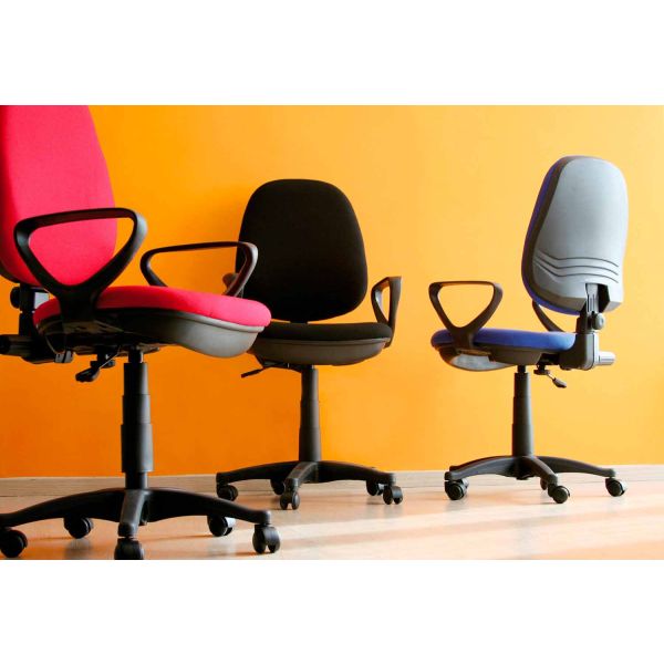 Ergonomischer bürodrehstuhl mit armlehnen aus tissue - concetta