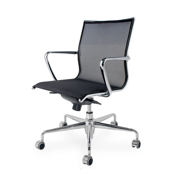 Ergonomischer bürodrehstuhl mit rollen und armlehnen - filanna