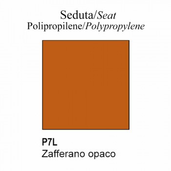 Bürostuhl aus Polypropylen mit Rollen Made in Italy - Connubia Academy