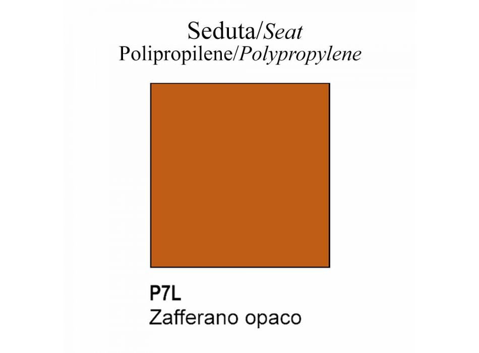 Bürostuhl aus recyceltem Polypropylen Made in Italy - Connubia Tuka