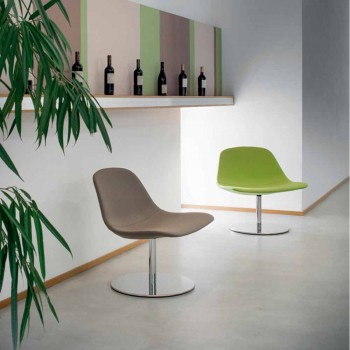 Moderne Bürostuhl mit rundem Boden Llounge von Luxy, made in Italy