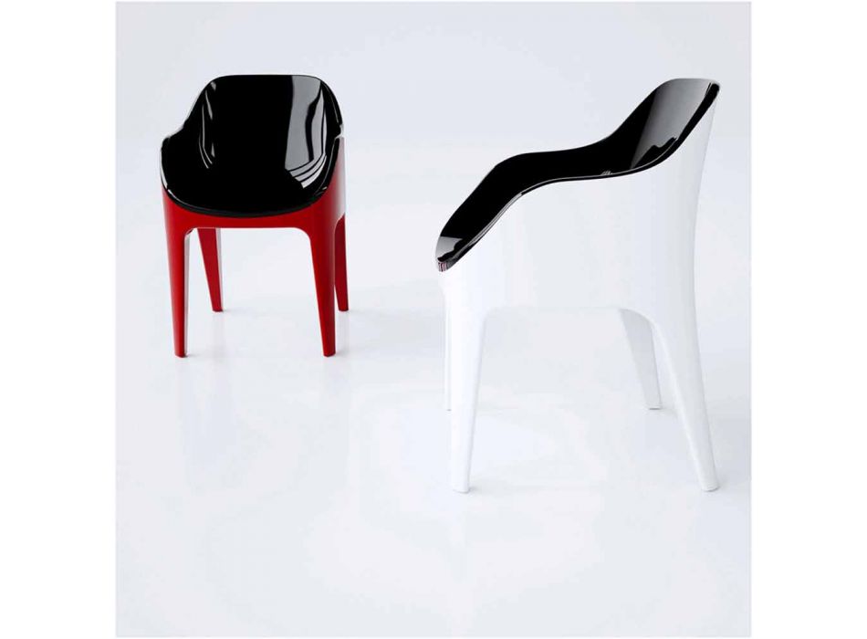 Designer Stuhl in Adamantx® Pointer Made in Italy Viadurini