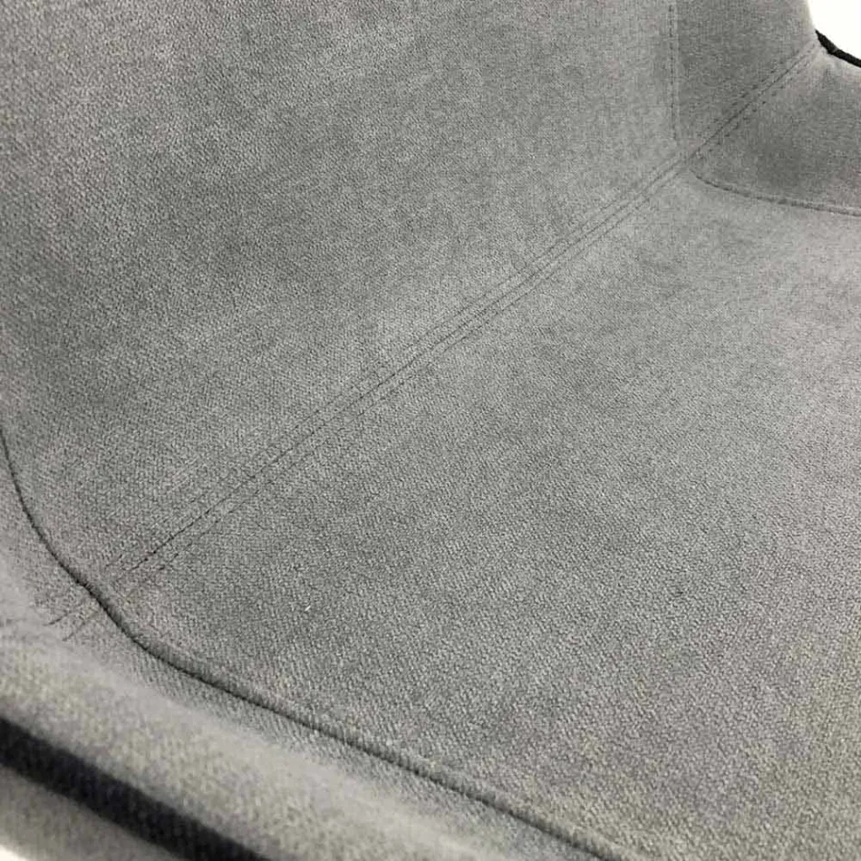 Designer Stuhl aus Stoff mit quadratischen Beinen made in Italy, 4 Stück - Oriella Viadurini