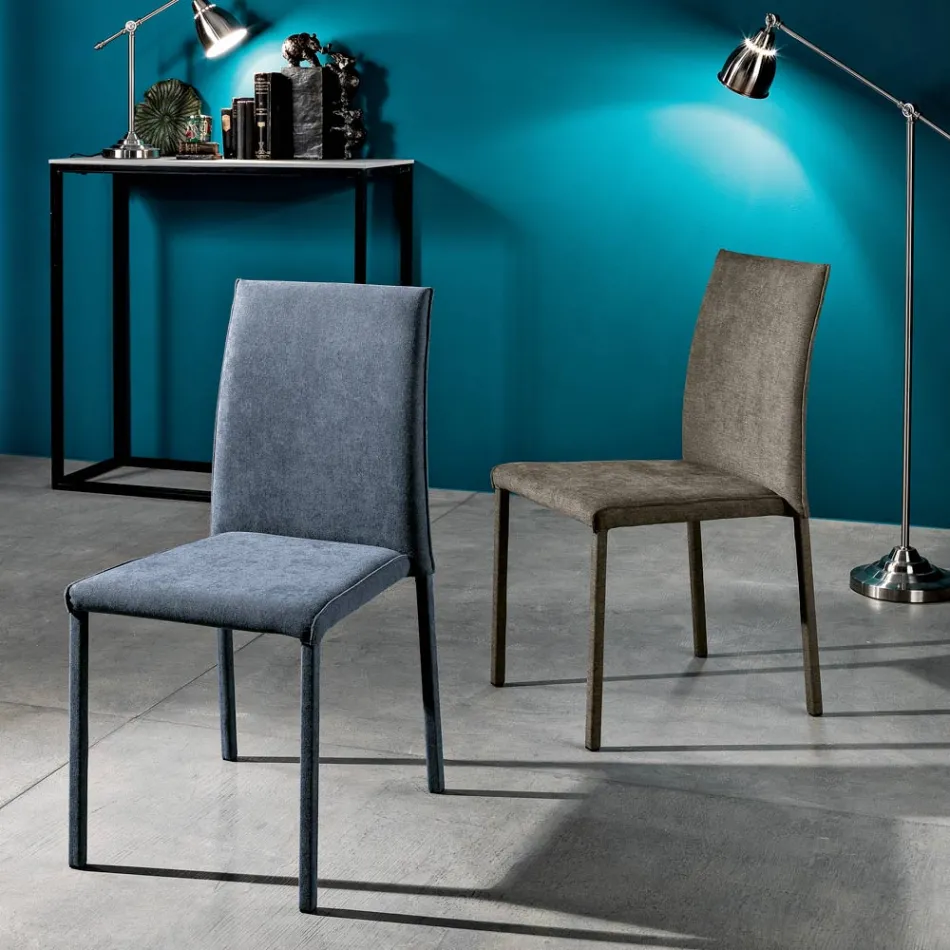 Designer-Esszimmerstuhl aus Stoff, hergestellt in Italien, Conny Viadurini