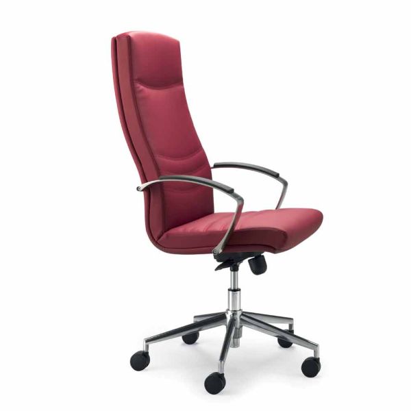 Bürostuhl aus kunstleder in modernem design debora