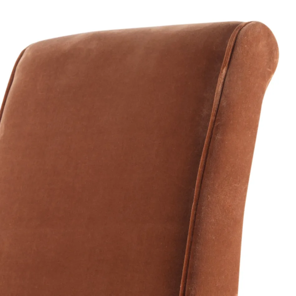 Polsterstuhl living aus Massivholz Grilli Zarafa in Italien hergestellt, 2 Stücke  Viadurini