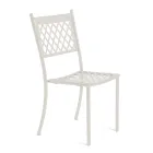 Stapelbarer Outdoor-Stuhl aus verzinktem Stahl Made in Italy 4 Stück - Celia Viadurini