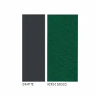 Stapelbarer Outdoor-Eisenstuhl mit Kissen Made in Italy 2 Stück - Allegra Viadurini