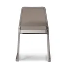 Stapelbarer Holzstuhl mit Samtsitz, hergestellt in Italien, 2 Stück – Leipzig Viadurini