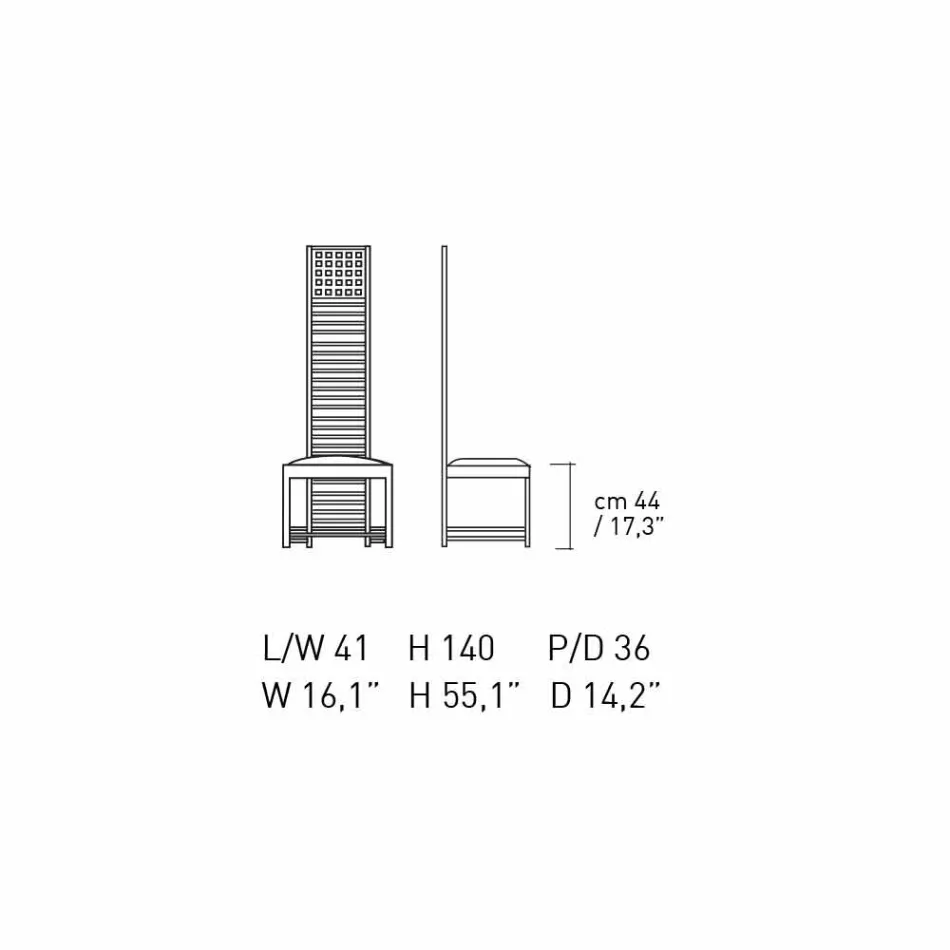 Stuhl aus schwarz lackierter Esche mit Sitz aus Baumwolle Made in Italy - Merapio Viadurini