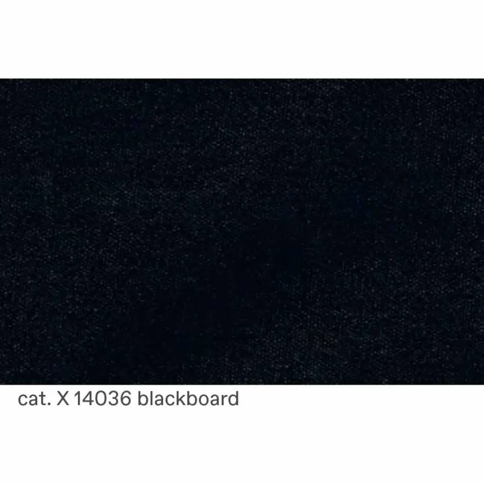 Stuhl aus schwarz lackierter Esche mit Sitz aus Baumwolle Made in Italy - Merapio Viadurini