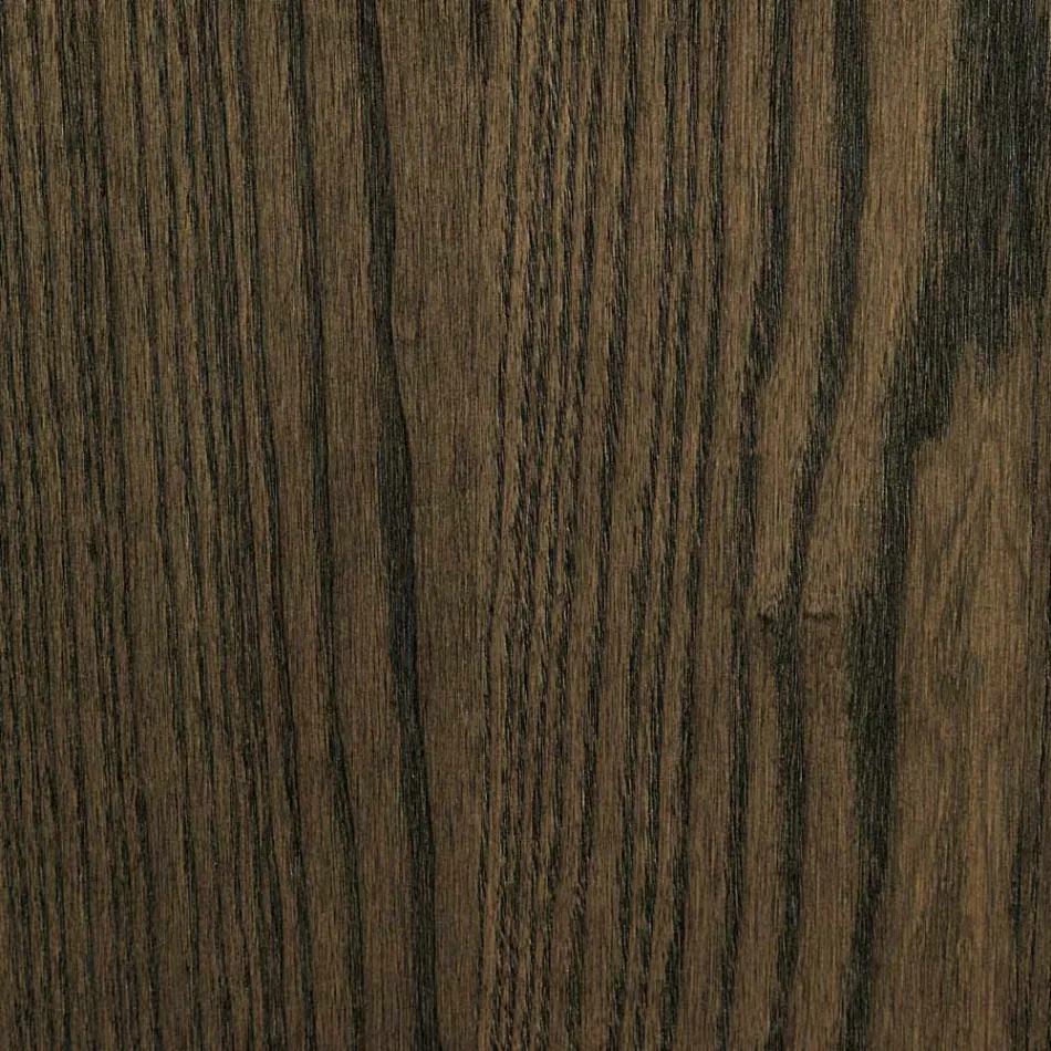 Holzstuhl und Kunstledersitz mit italienischen Designknöpfen - Mircea Viadurini