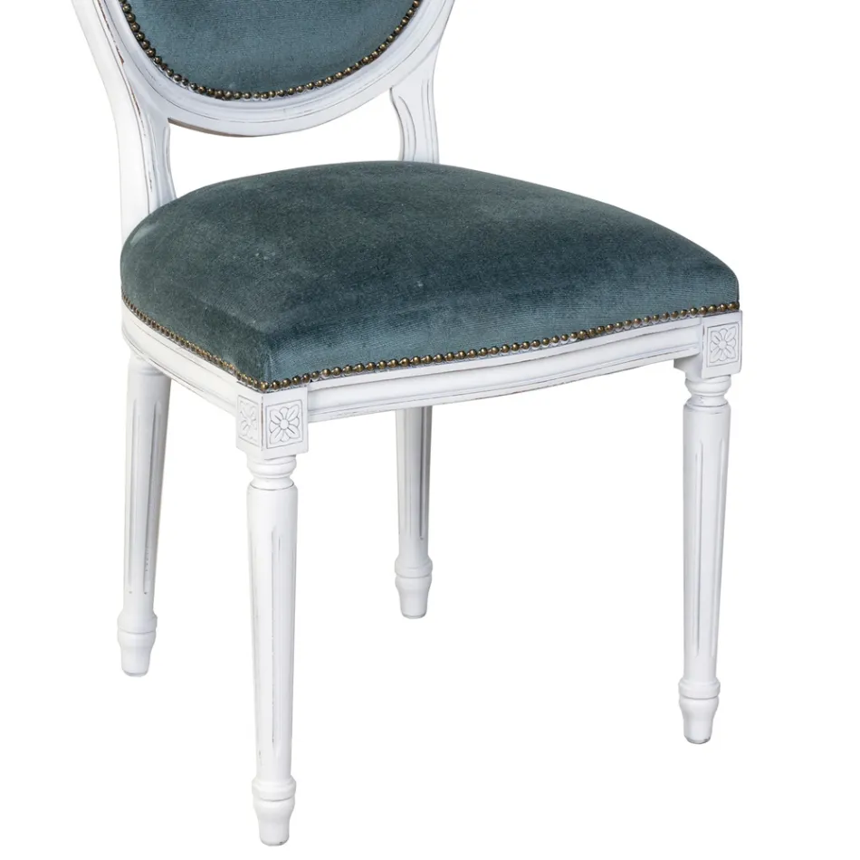 Stuhl aus massivem Buchenholz und Sitz aus Schaumgummi, hergestellt in Italien – Lamiral Viadurini