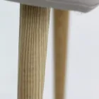 Stuhl aus Massivholz und Kunstleder Viola Viadurini