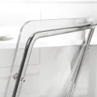 Stuhl aus transparentem Plexiglas und Eisen Made in Italy 2 Stück - Charlotte Viadurini