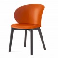 Stuhl aus Polypropylen und Buche Made in Italy, 2 Stück - Connubia Tuka