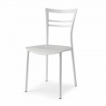 Living Design Stuhl aus Metall und mehrschichtigem Holz Made in Ita, 2 Stücke - Go
