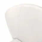 Moderner Wohnstuhl, komplett mit Kunstleder bezogen, Accadia, 4 Stück Viadurini