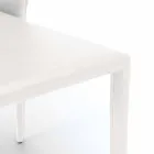 Moderner Wohnstuhl, komplett mit Kunstleder bezogen, Accadia, 4 Stück Viadurini