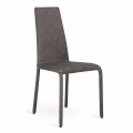 Design Stuhl aus Kunstleder in Italien hergestellt, Gazzola