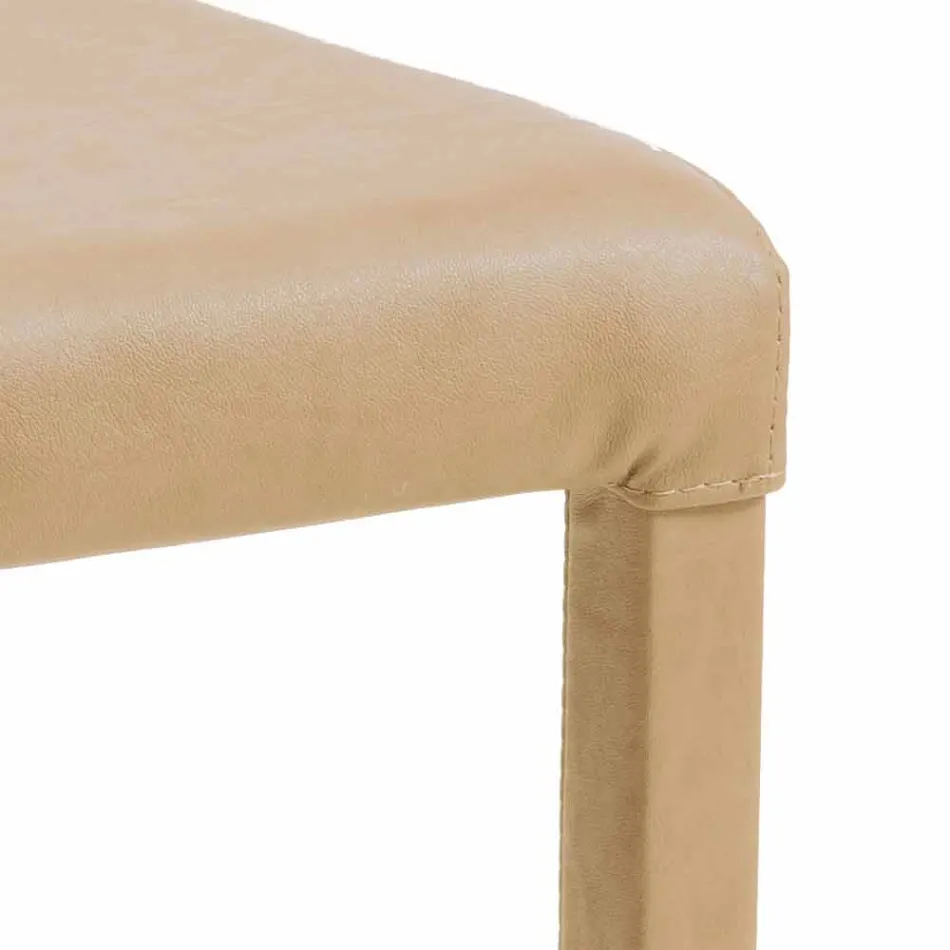 Moderner Esszimmerstuhl Jamila, handgefertigt in Italien Viadurini