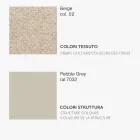 Monocoque-Stuhl aus Stoff in verschiedenen Ausführungen Made in Italy - Morgana Viadurini