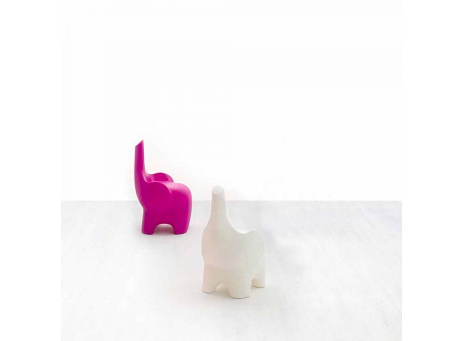 Modernes Design Elefantenstuhl für Kinder, 4 farbige Stücke - Tino von Myyour Viadurini
