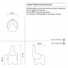 Modernes Design Elefantenstuhl für Kinder, 4 farbige Stücke - Tino von Myyour Viadurini
