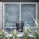 Stapelbarer Metallstuhl für den Außenbereich Made in Italy 2 Stück - Simply Viadurini