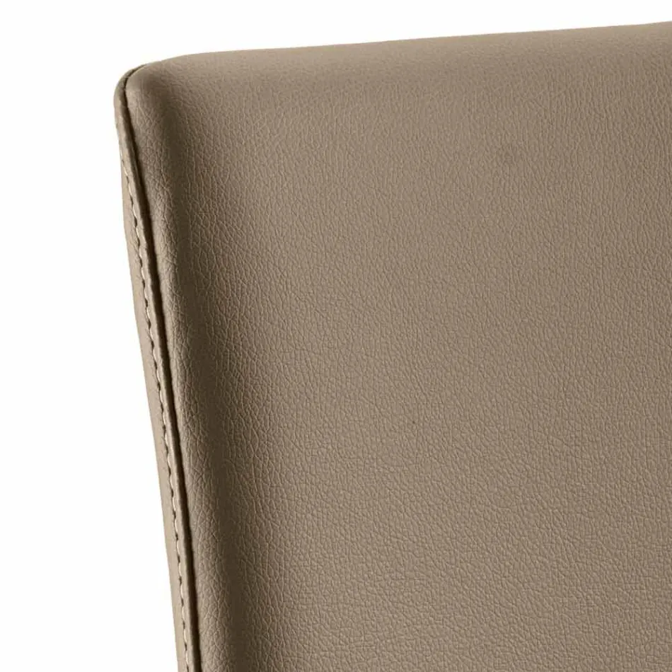 Abbie Kunstleder Design Esszimmerstuhl, made in Italy Viadurini