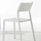 Stapelbarer Esszimmerstuhl aus farbigem Polypropylen, 4 Stück - Abelia Viadurini