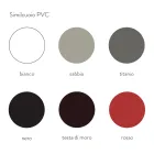 Esszimmerstuhl aus Metall mit Kunstleder bezogen, 4 Stück - Nadia Viadurini