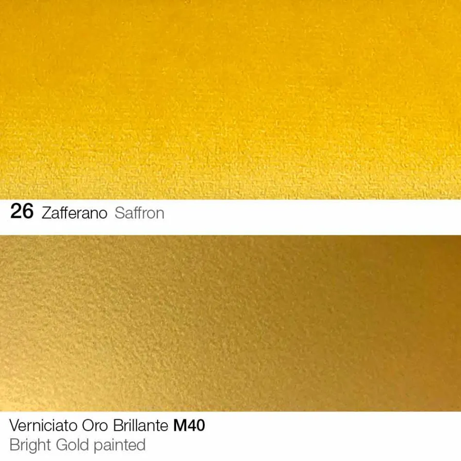 Esszimmerstuhl aus Stoff mit goldenen Beinen Made in Italy - Marchesi Viadurini