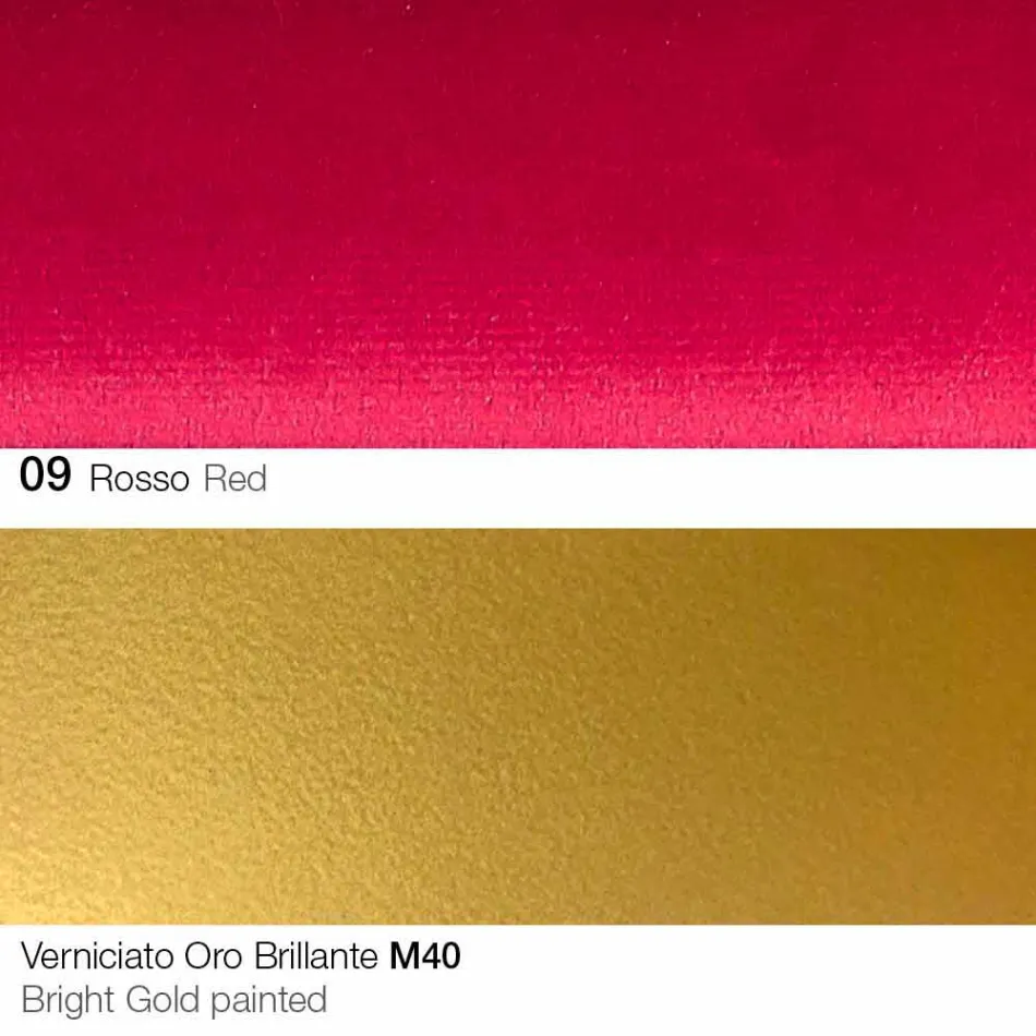 Esszimmerstuhl aus Stoff mit goldenen Beinen Made in Italy - Marchesi Viadurini