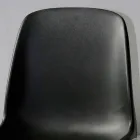 Moderner Stuhl für Besprechungsraum oder Konferenzraum aus Metall und Schwarz ABS - Zetica Viadurini